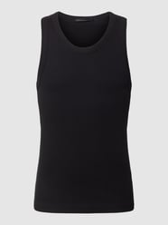 Tanktop mit Rundhalsausschnitt Modell 'Nathan' von Drykorn Schwarz - 43