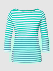 Shirt met lange mouwen met streepmotief van Christian Berg Woman Groen - 24