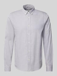 Regular Fit Freizeithemd mit Button-Down-Kragen Modell 'QUAASA' von Armedangels Grau - 7