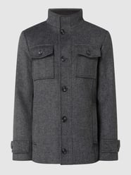 Jacke mit Kontrastblende von Tom Tailor Grau - 20