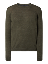 Pullover mit Leinen-Anteil von JOOP! Collection Grün - 40