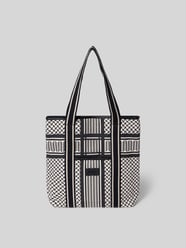 Tote Bag aus reiner Baumwolle von Lala Berlin Schwarz - 27