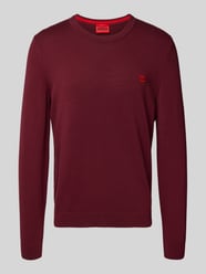 Regular fit gebreide pullover van puur katoen, model 'SAN CASSIUS' van HUGO Bordeaux - 11