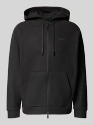 bluza rozpinana o kroju regular fit z kapturem model 'Transit' od BOSS Green - 48