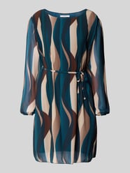 Minikleid mit Bindegürtel Modell 'Sa44raa' von ZABAIONE - 2