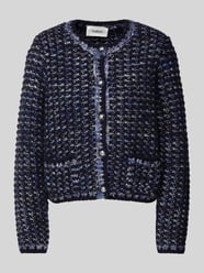 Strickjacke mit Knopfleiste Modell 'BELONI' von Bash Blau - 25