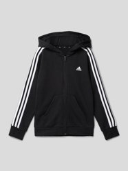 Bluza rozpinana z nadrukiem z logo od ADIDAS SPORTSWEAR Czarny - 22