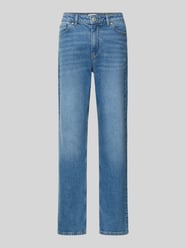 Proste jeansy o kroju Straight Fit z mieszanki bawełny od Jake*s Casual - 4