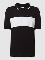 Slim Fit Poloshirt aus Piqué von CK Calvin Klein Grau / Schwarz - 23