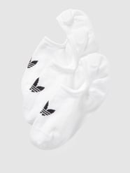 Sneakersocken aus elastischem Baumwoll-Mix im 3er-Pack von adidas Originals Weiß - 43