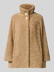 Teddyjacke mit Stehkragen Modell 'OLIVIA' von Milo Coats Beige - 25