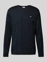 Longsleeve mit Label-Stitching von Gant Schwarz - 15