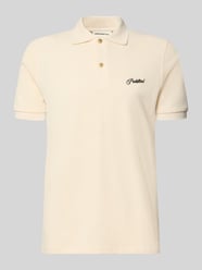 Slim Fit Poloshirt mit Label-Stitching Modell 'Hampton' von PROHIBITED - 44