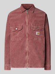 Cordjacke mit Zweiwege-Reißverschluss Modell 'REYNOLD' von Carhartt Work In Progress Pink - 26