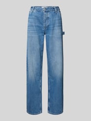 Straight Leg Jeans mit Hammerschlaufe von Calvin Klein Jeans Blau - 1
