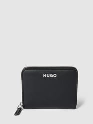 Portemonnaie mit Label-Schriftzug von HUGO Schwarz - 48
