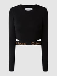 Longsleeve mit Logo-Bund Modell 'INTARSIA' von Calvin Klein Jeans - 20