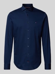 Slim Fit Business-Hemd mit Kentkragen Modell 'Parker' von Tommy Hilfiger Tailored Blau - 5