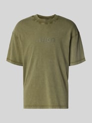 T-Shirt mit Label-Print Modell 'Nebute' von Hugo Blue - 32
