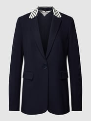 Żakiet o kroju slim fit z kieszeniami z patką od Tommy Hilfiger Niebieski - 10