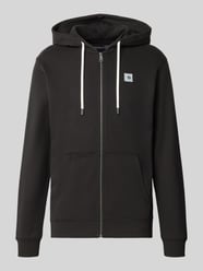 Sweatjacke mit Logo-Patch und Känguru-Tasche von Scotch & Soda - 13