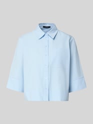 boxy fit blouse met borstzak model 'Zarba Bold' van someday. - 32