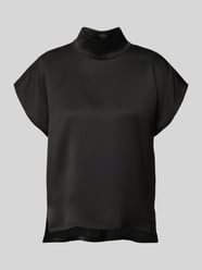 Bluse mit Stehkragen Modell 'ALARIA' von Drykorn Schwarz - 6