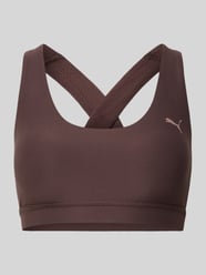 Biustonosz sportowy o kroju slim fit z nadrukiem z logo Model 'Cloudspun' od PUMA - 4