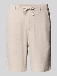 Regular Fit Shorts mit Tunnelzug Modell 'MYKONOS' von JACK & JONES Beige - 6