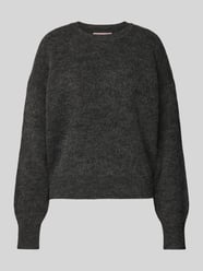 Gebreide pullover met ronde hals van Scotch & Soda Grijs / zwart - 25