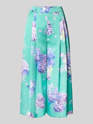 High Waist Culotte mit gelegten Falten und Reißverschluss von Marc Cain - 42