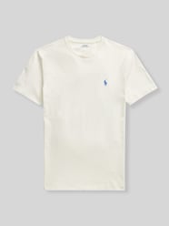 męski t-shirt o kroju regular fit z czystej bawełny od Polo Ralph Lauren - 37