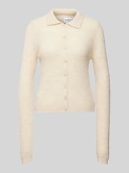 Gebreide cardigan met platte kraag, model 'BELLUNO' van Marella - 18