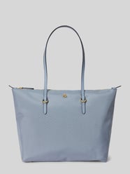 Torebka do ręki z detal z logo od Lauren Ralph Lauren - 11