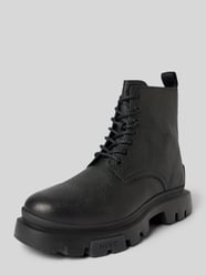 Schnürboots aus Leder mit Label-Details Modell 'Fabyan' von HUGO Schwarz - 3