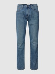 Slim Fit Jeans mit Eingrifftaschen von Tom Tailor Blau - 21