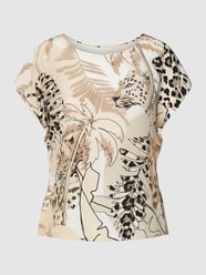 Blusenshirt mit floralem Muster von Marc Cain Weiß - 11