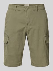 Bermudy o kroju regular fit z kieszeniami cargo od camel active - 6