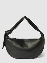 Hobo Bag aus Leder Modell 'JULIETTE' von Les Visionnaires Schwarz - 5