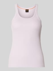 Top typu Tank o kroju regular fit z mieszanki bawełny Model 'C_EPETITE' od BOSS Orange - 10