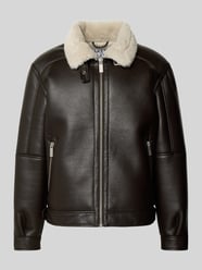 Regular Fit Jacke mit Kunstfellkragen von JAKE*S STUDIO MEN - 8