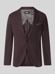 Slim fit colbert met viscose, model 'Data' van CINQUE Bordeaux - 9