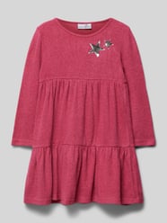 Kleid mit Rundhalsausschnitt von Happy Girls Pink - 17