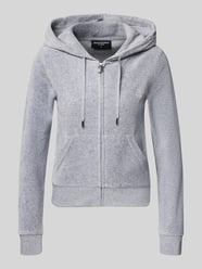 Sweatjack met labelstitching model 'ROBERTSON' van Juicy Couture - 6