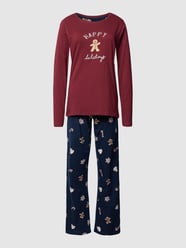Pyjama met statementprint, model 'XMAS' van Happy Shorts - 13