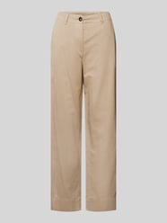 Tapered Chino aus Baumwoll-Lyocell-Leinen-Mix von Marc O'Polo Beige - 27