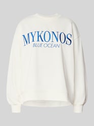 Relaxed Fit Sweatshirt mit Rundhalsausschnitt von Gina Tricot - 45