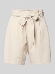 Bermudy o kroju regular fit z mieszanki wiskozy model 'MARSA' od ONLY - 11
