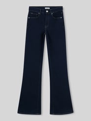 High waist bootcut-jeans met logodetail van Tommy Hilfiger - 33