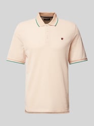 Regular Fit Poloshirt mit Logo-Stitching Modell 'BLUWIN' von Jack & Jones Premium Orange - 16